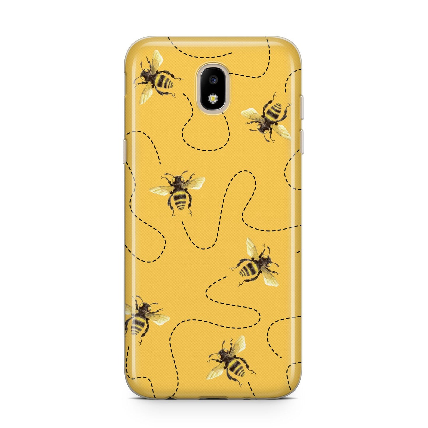 Flying Bees with Yellow Background Samsung J5 2017 Case