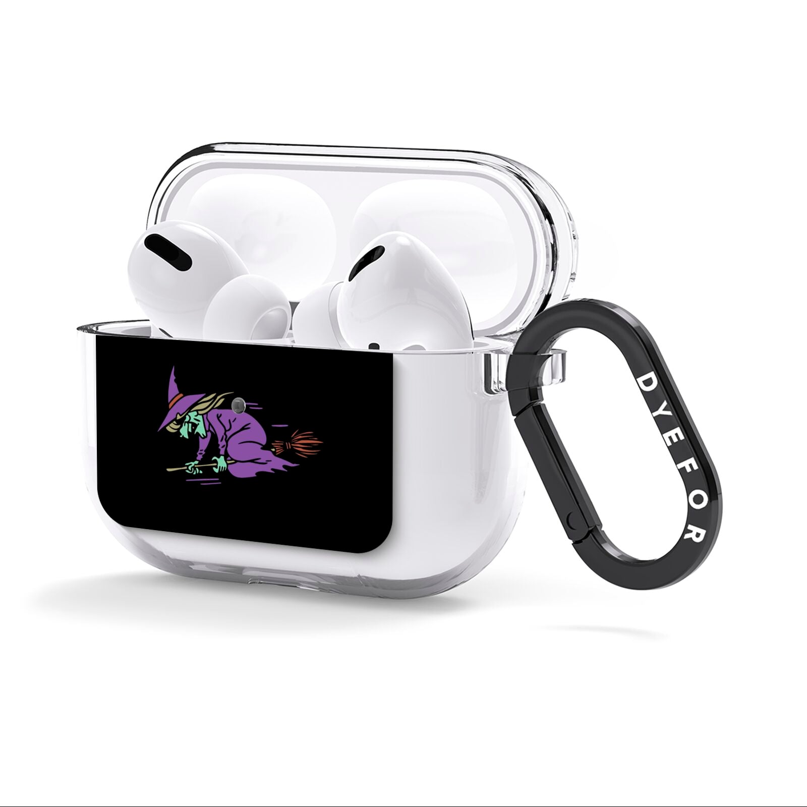 Flying Witches AirPods Clear Case 3rd Gen Side Image