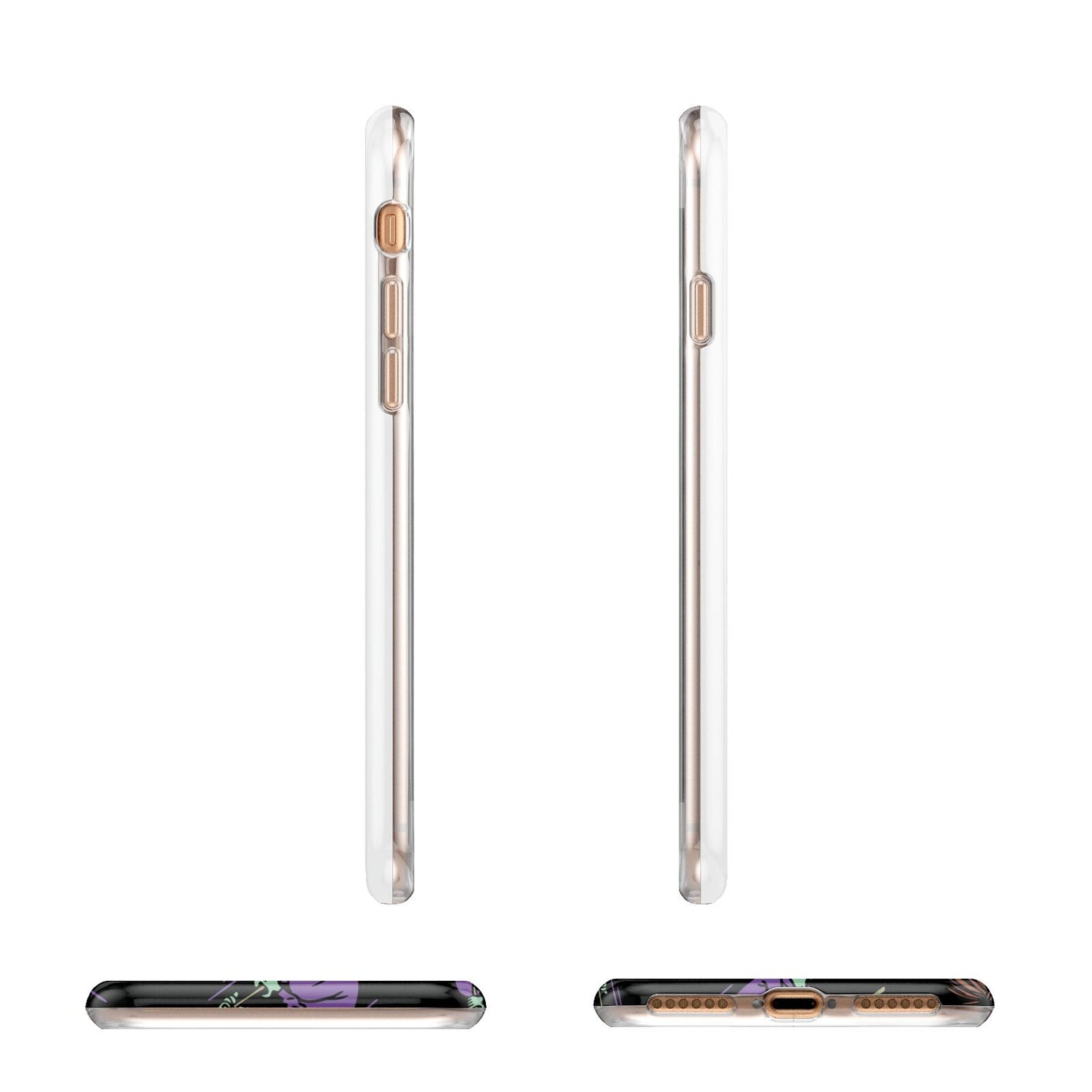 Flying Witches Apple iPhone 7 8 3D Wrap Tough Case Alternative Image Angles