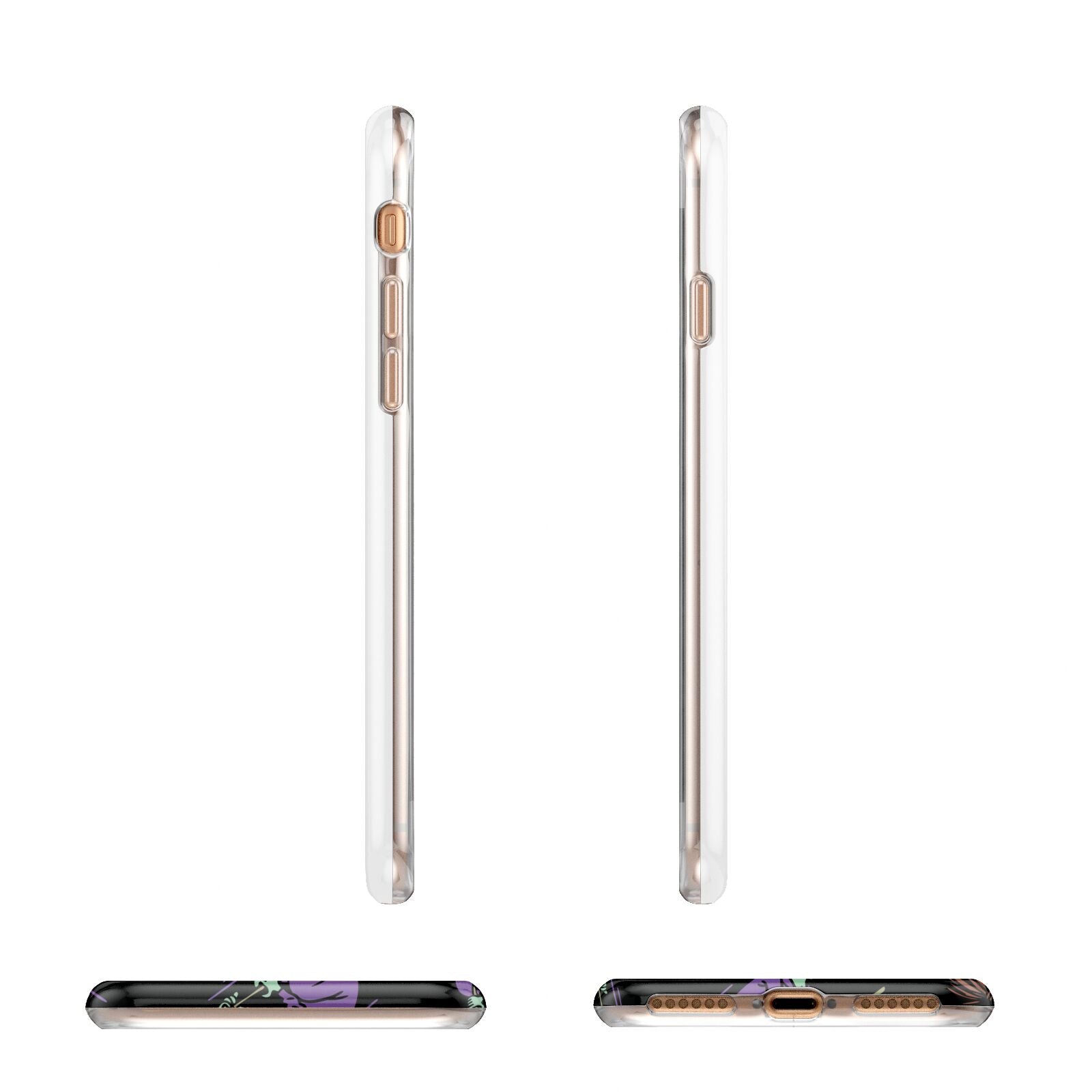 Flying Witches Apple iPhone 7 8 3D Wrap Tough Case Alternative Image Angles