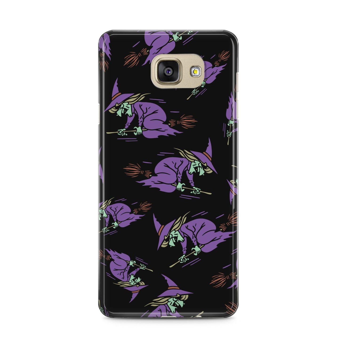 Flying Witches Samsung Galaxy A5 2016 Case on gold phone