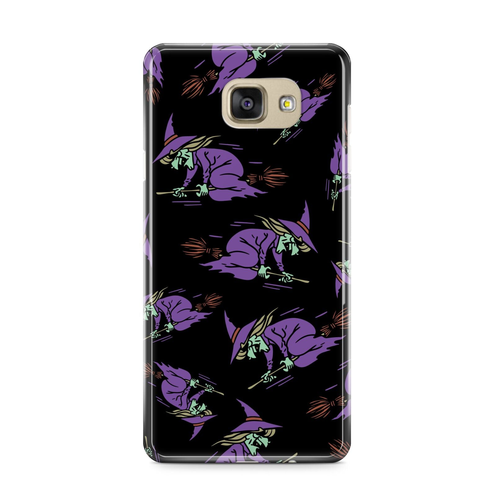 Flying Witches Samsung Galaxy A9 2016 Case on gold phone
