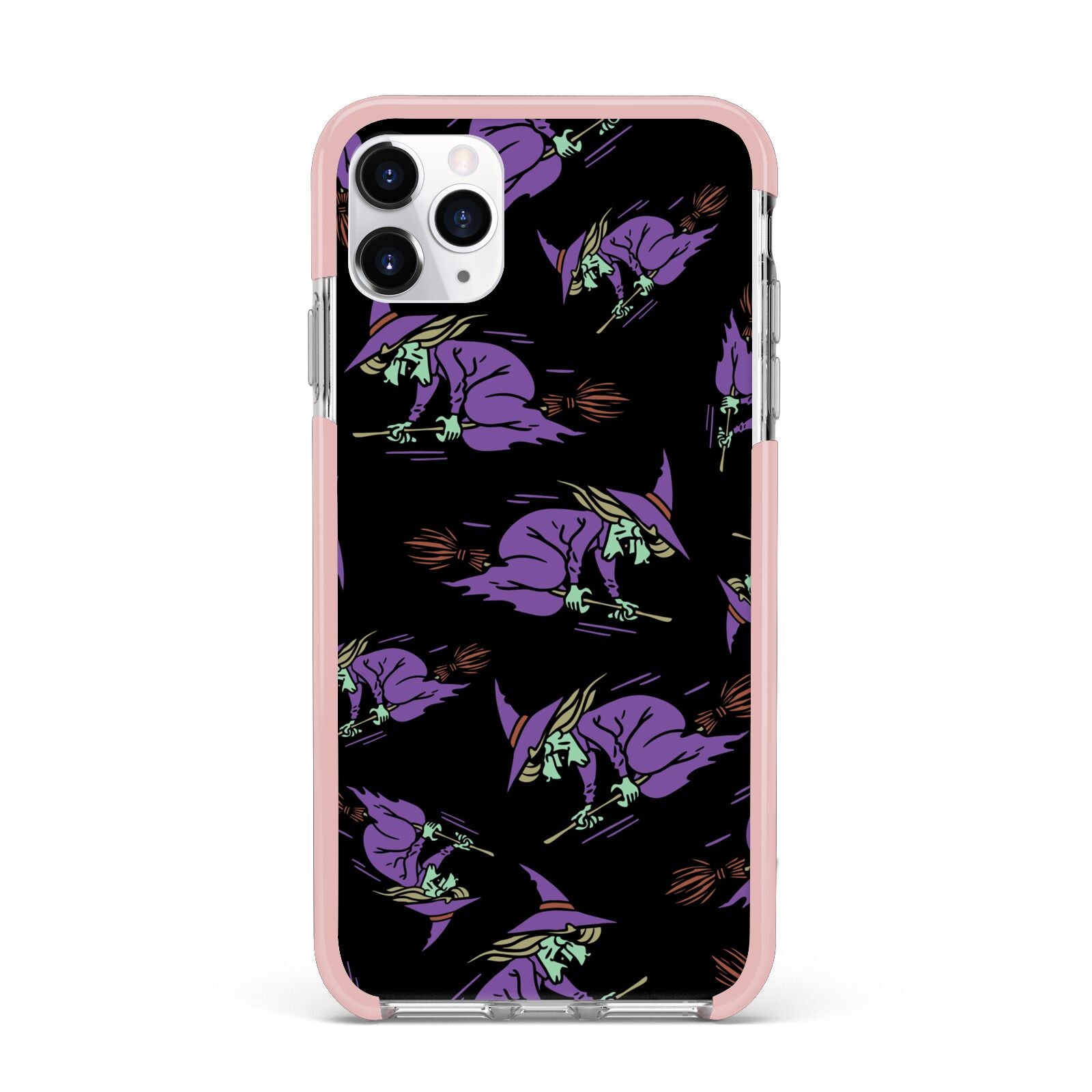 Flying Witches iPhone 11 Pro Max Impact Pink Edge Case