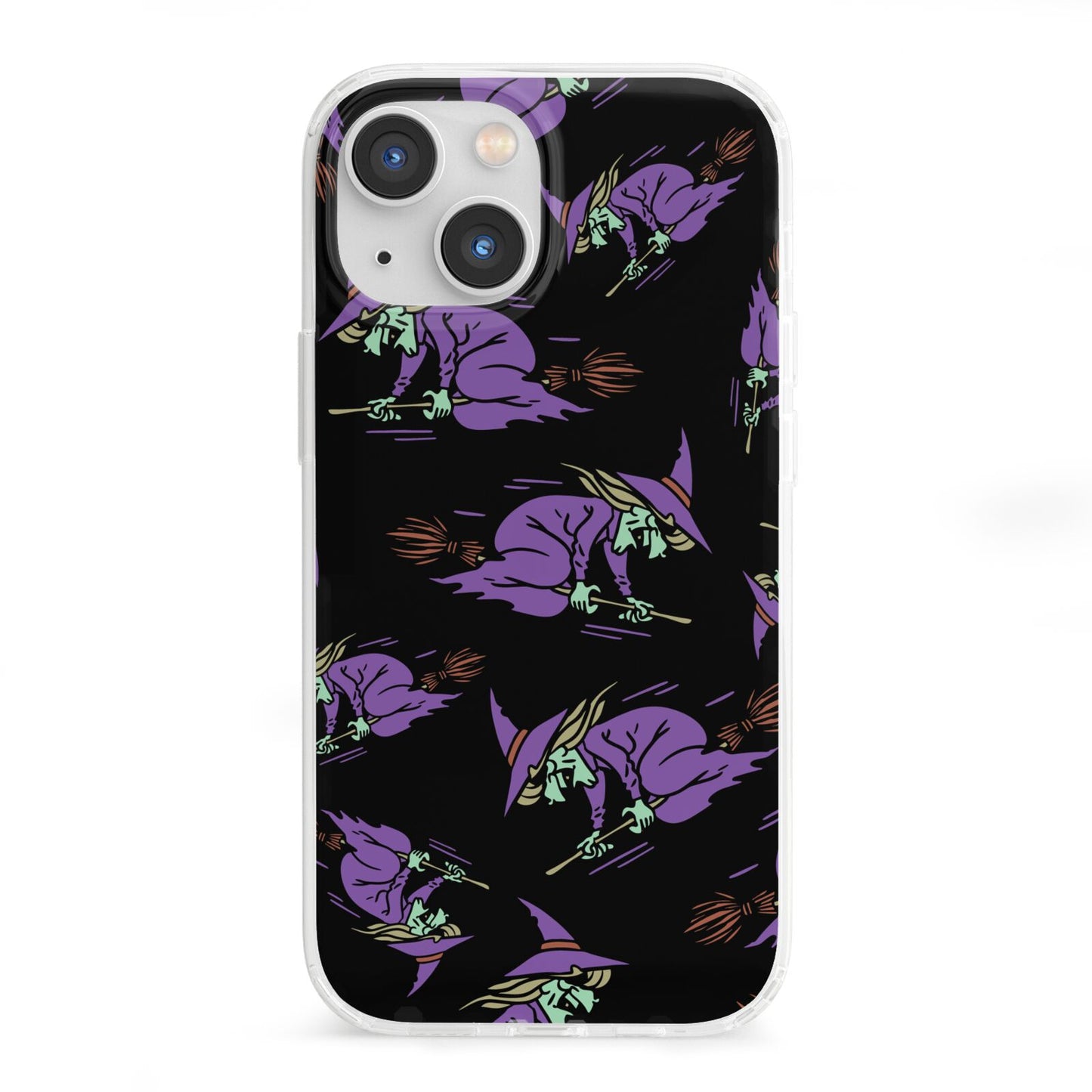 Flying Witches iPhone 13 Mini Clear Bumper Case
