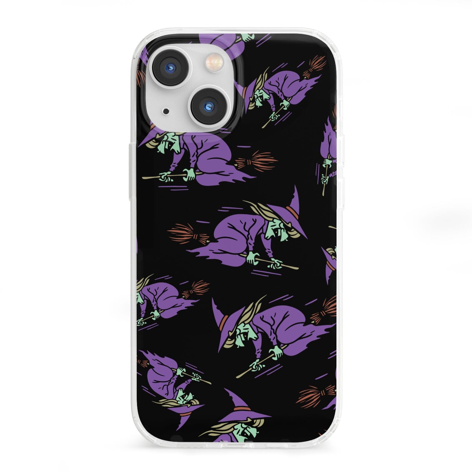 Flying Witches iPhone 13 Mini Clear Bumper Case