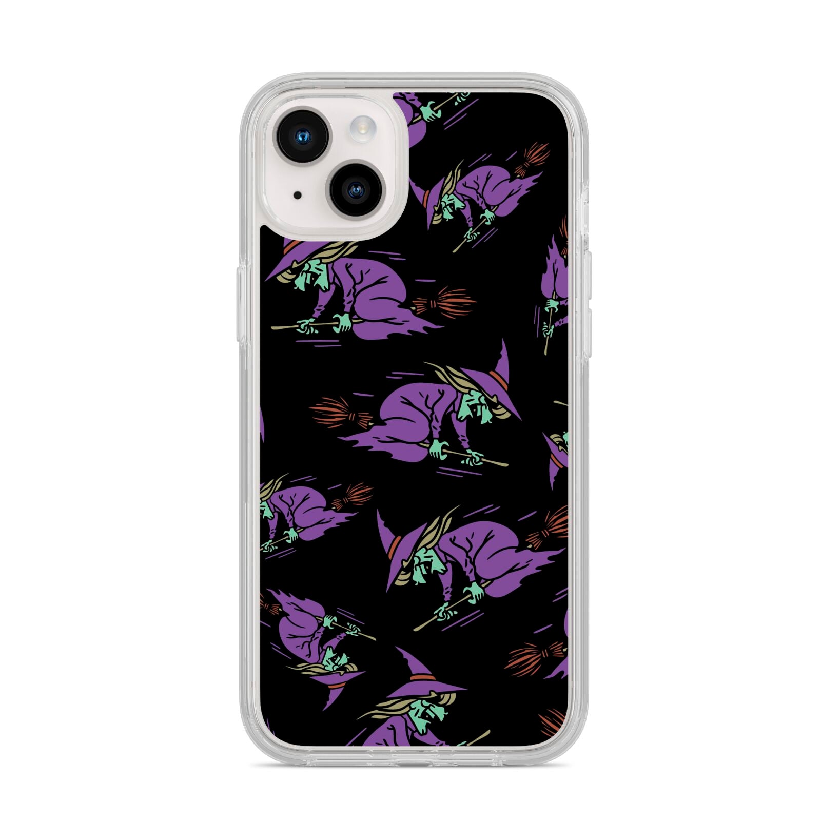 Flying Witches iPhone 14 Plus Clear Tough Case Starlight