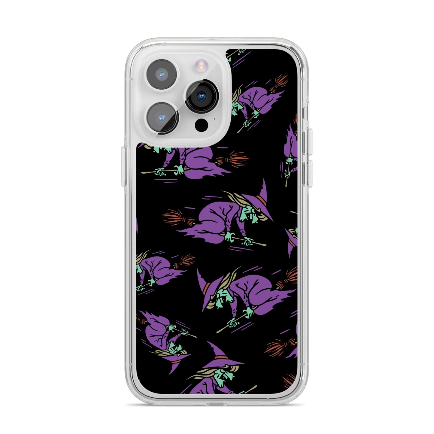Flying Witches iPhone 14 Pro Max Clear Tough Case Silver