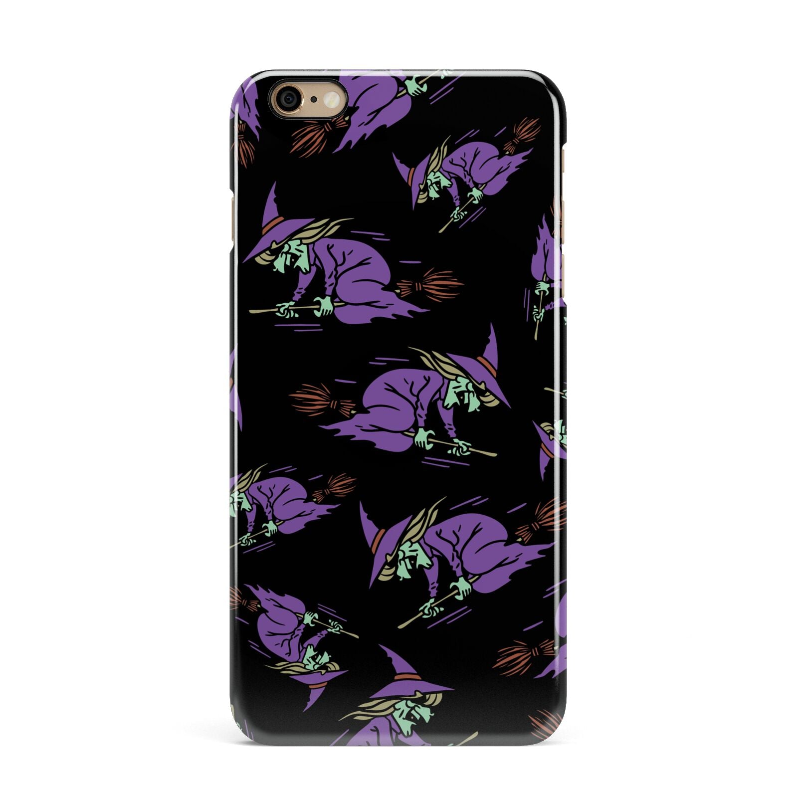 Flying Witches iPhone 6 Plus 3D Snap Case on Gold Phone