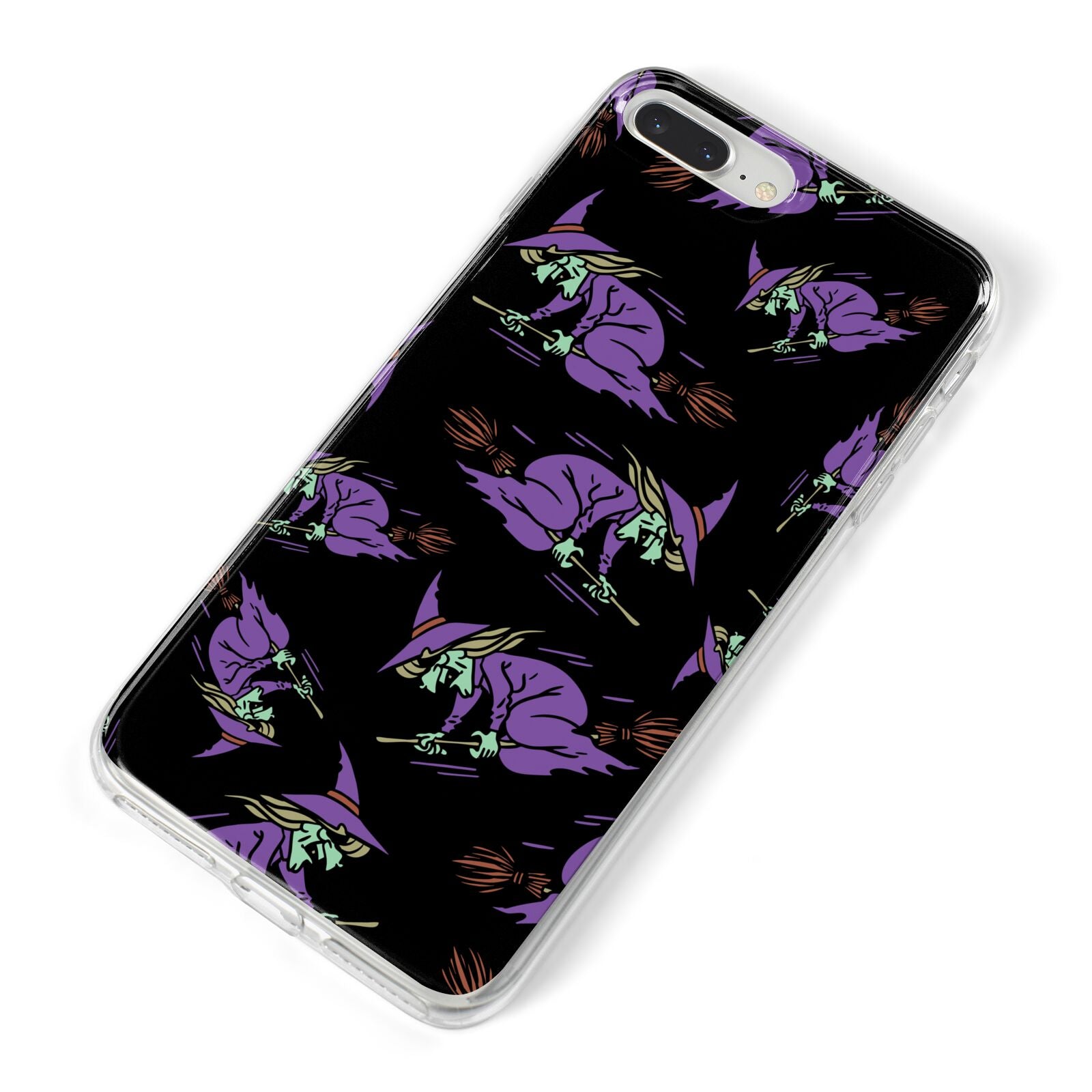 Flying Witches iPhone 8 Plus Bumper Case on Silver iPhone Alternative Image