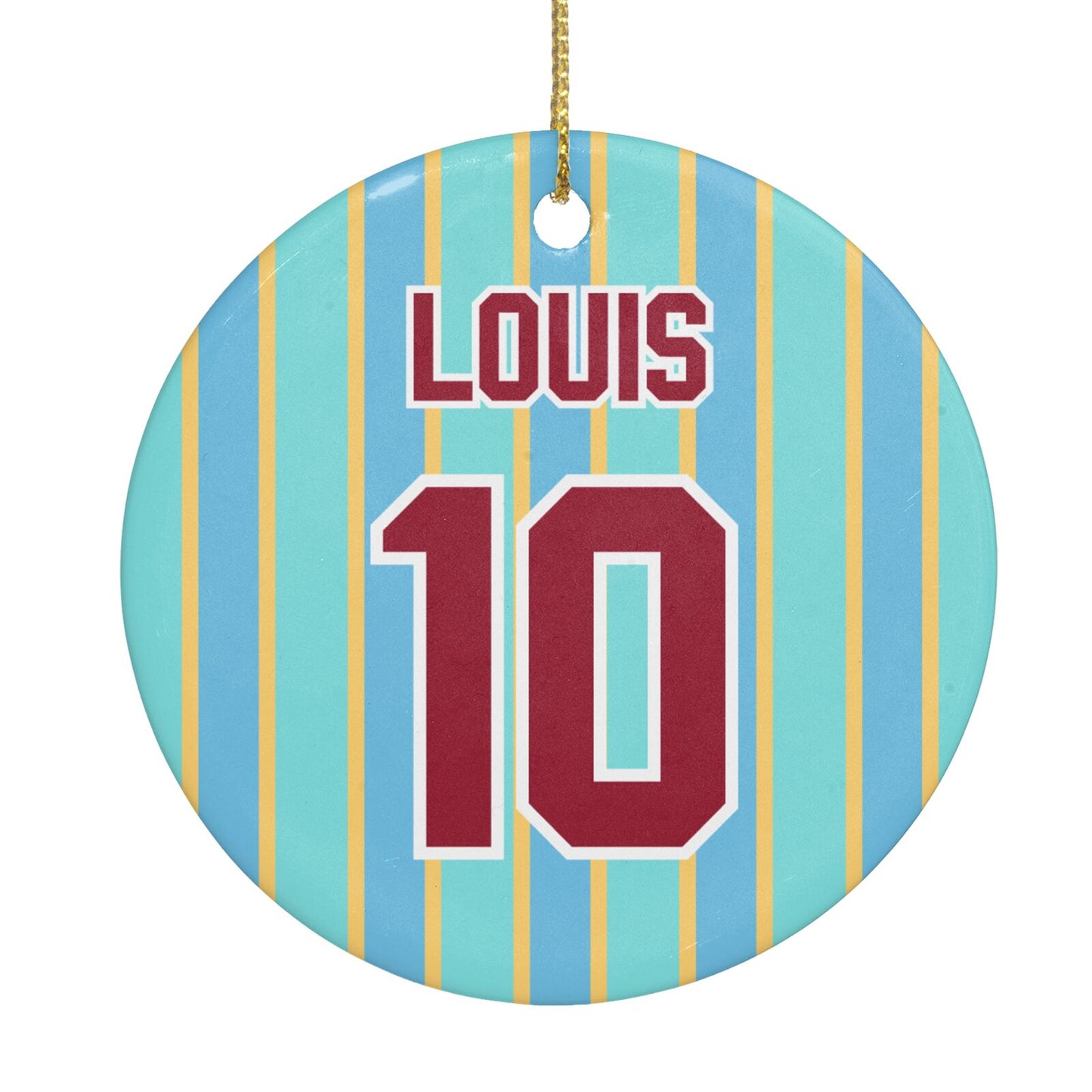 Football Shirt Custom Circle Decoration Back Image