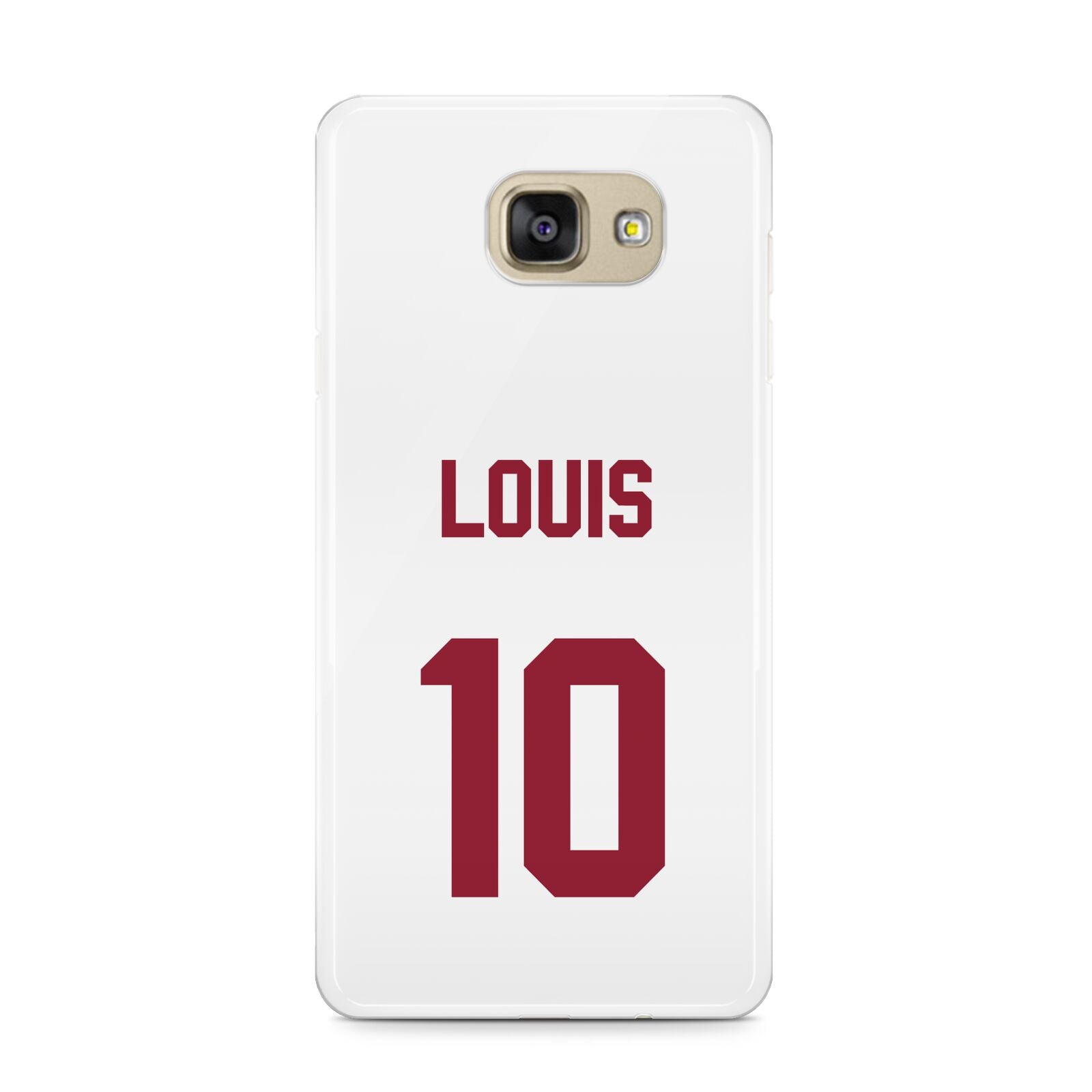 Football Shirt Custom Samsung Galaxy A9 2016 Case on gold phone