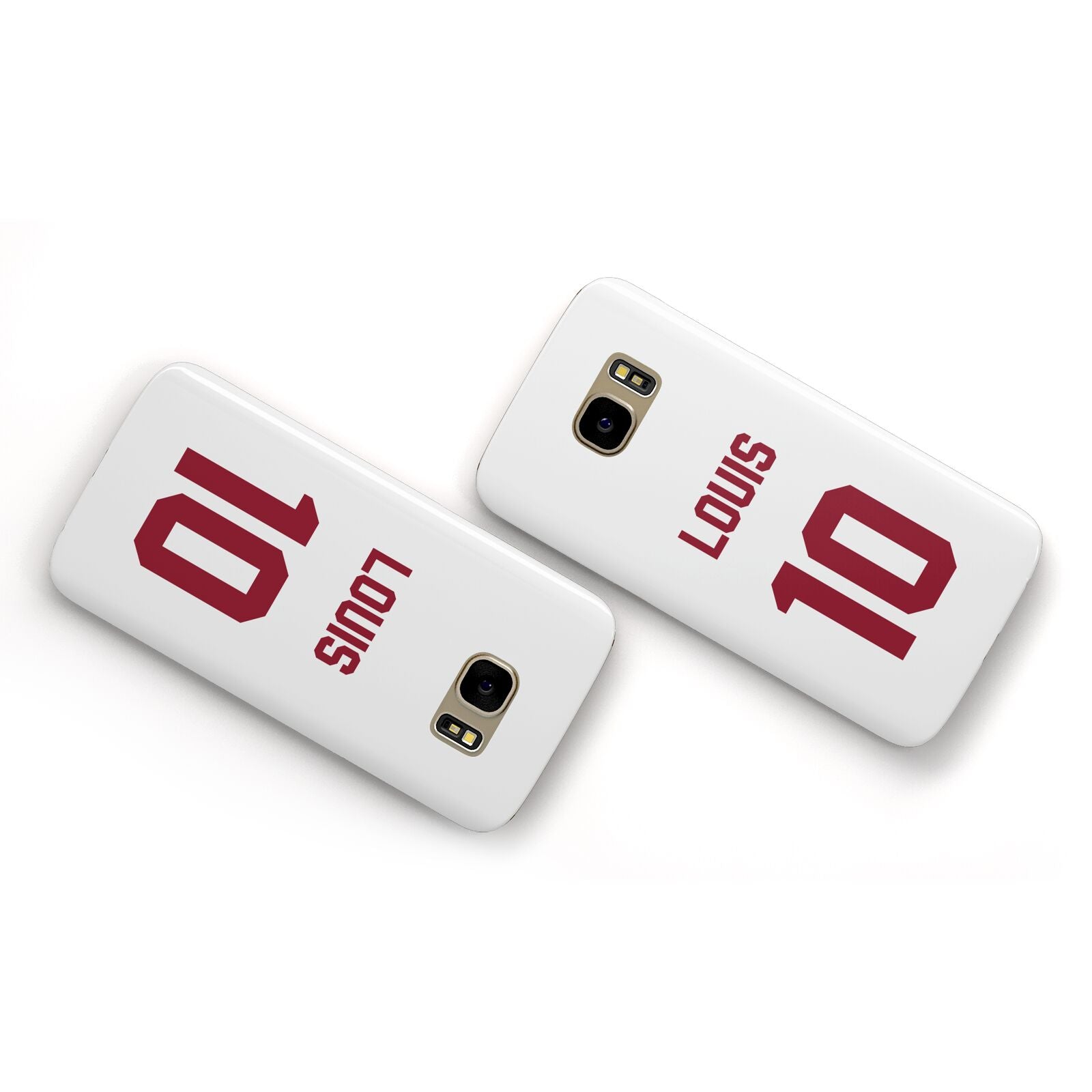 Football Shirt Custom Samsung Galaxy Case Flat Overview