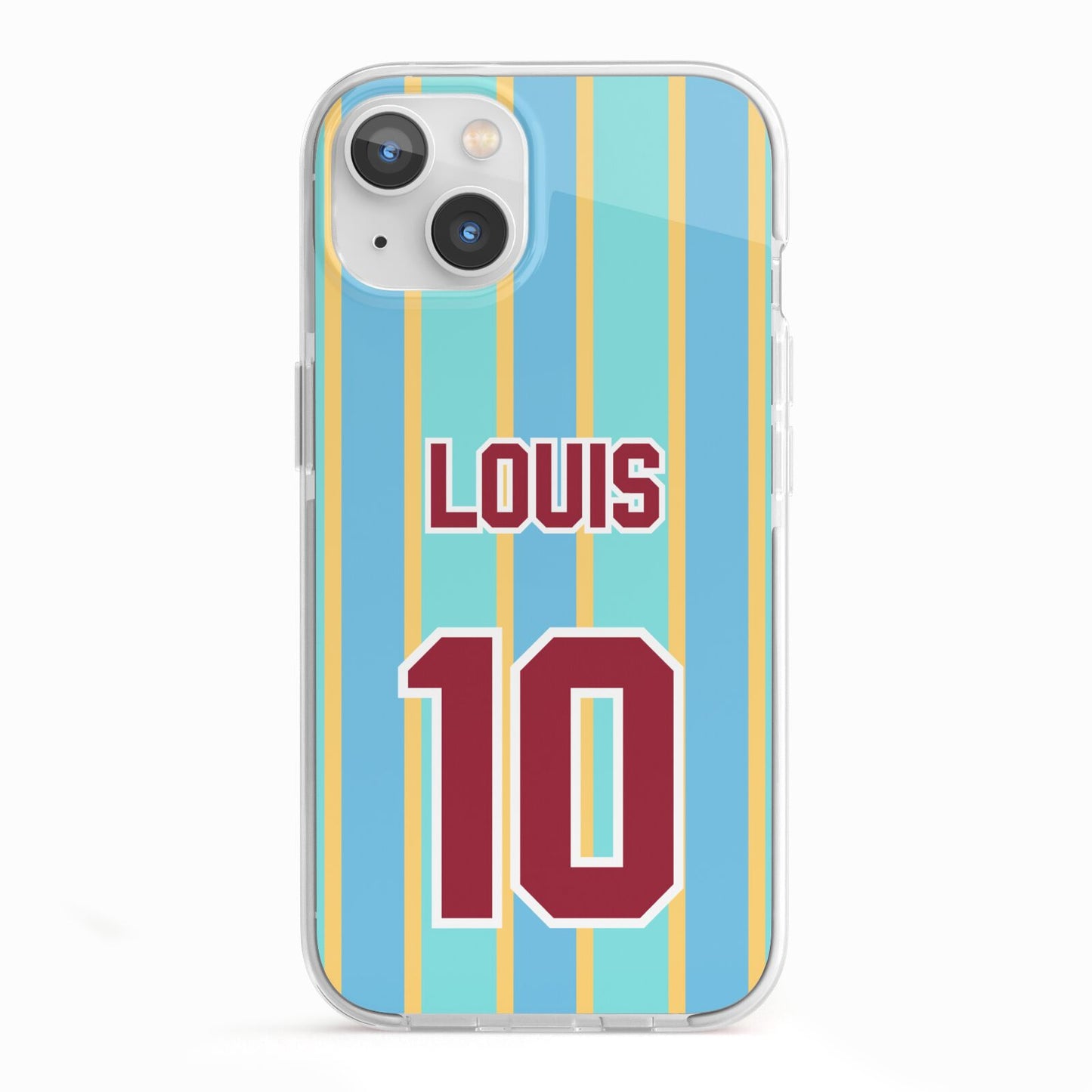 Football Shirt Custom iPhone 13 TPU Impact Case with White Edges