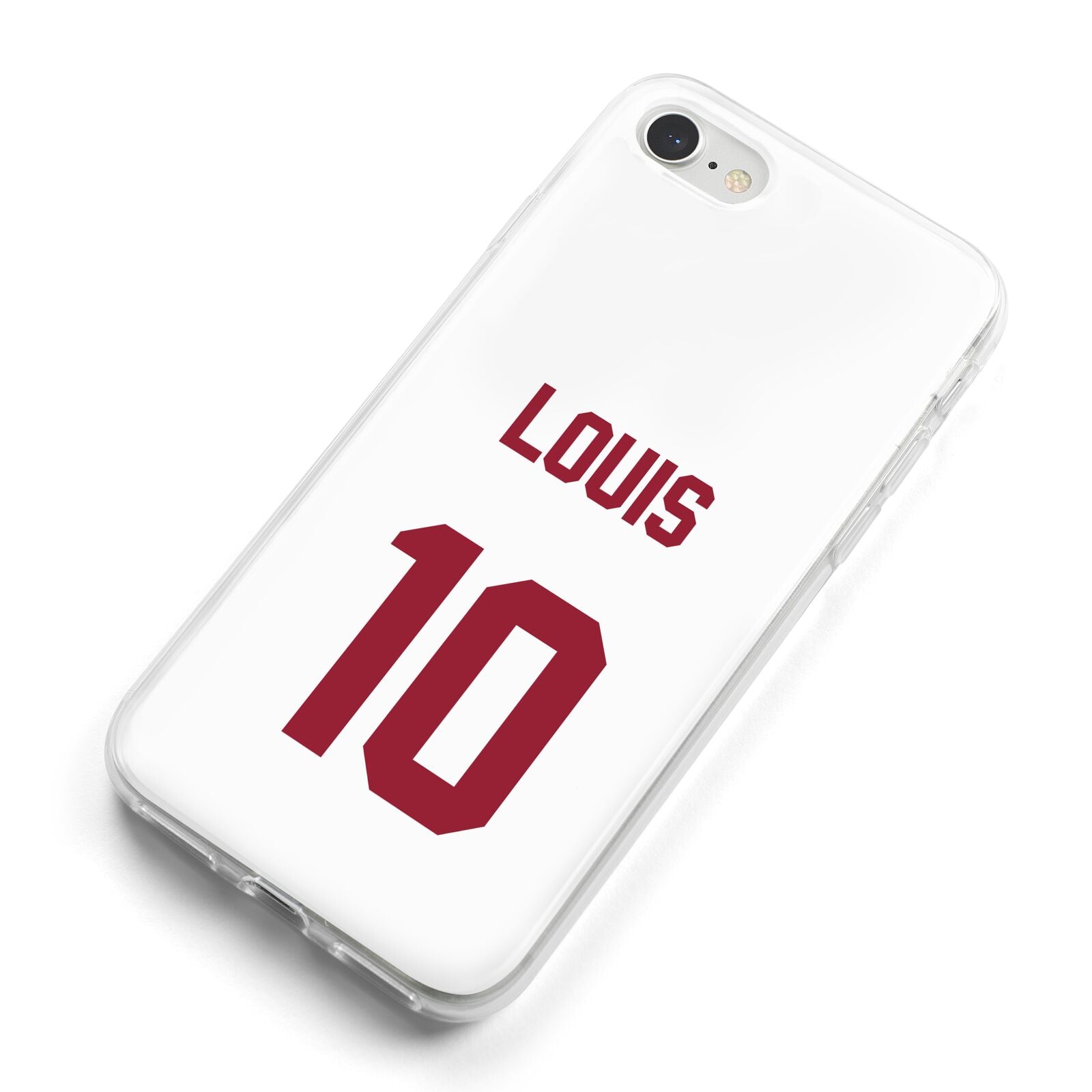 Football Shirt Custom iPhone 8 Bumper Case on Silver iPhone Alternative Image
