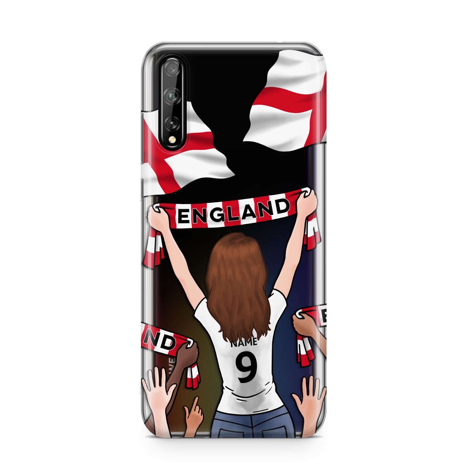 Football Supporter Personalised Huawei Enjoy 10s Phone Case