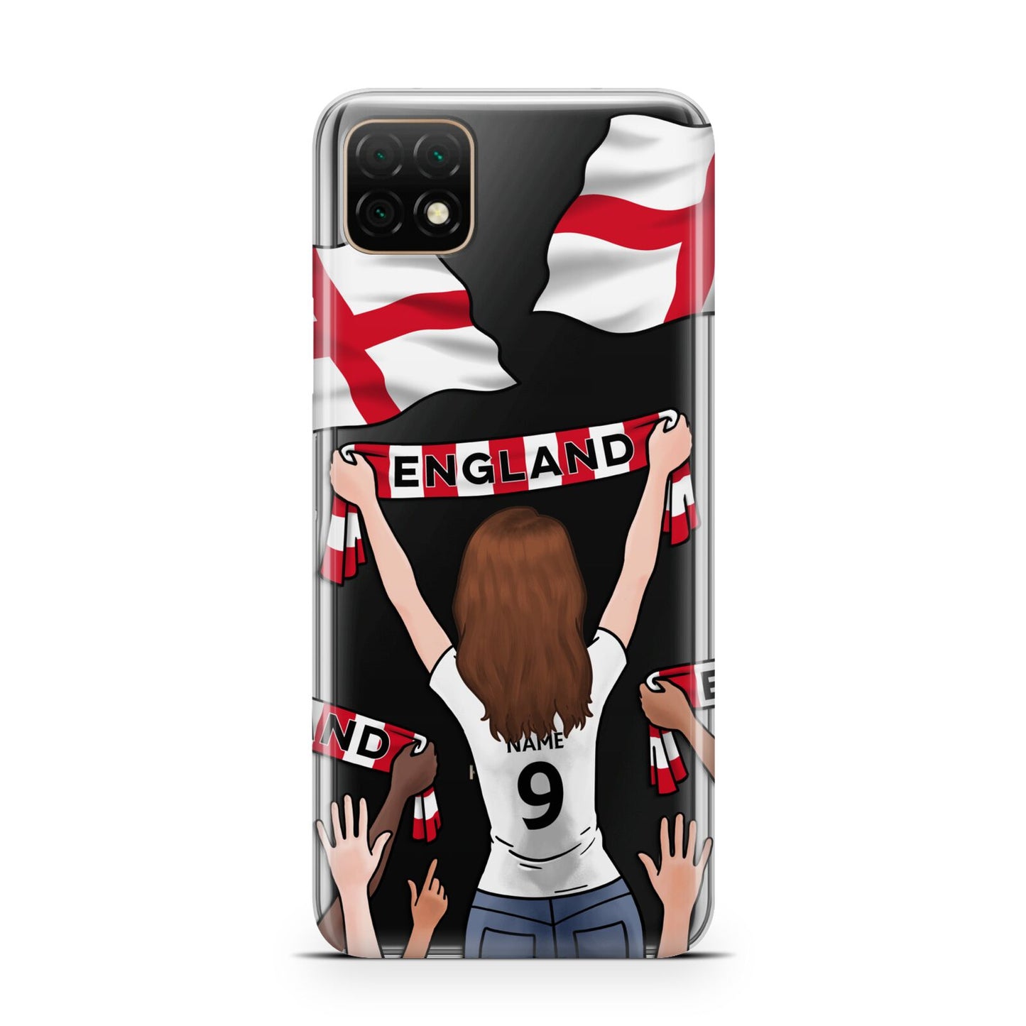 Football Supporter Personalised Huawei Enjoy 20 Phone Case
