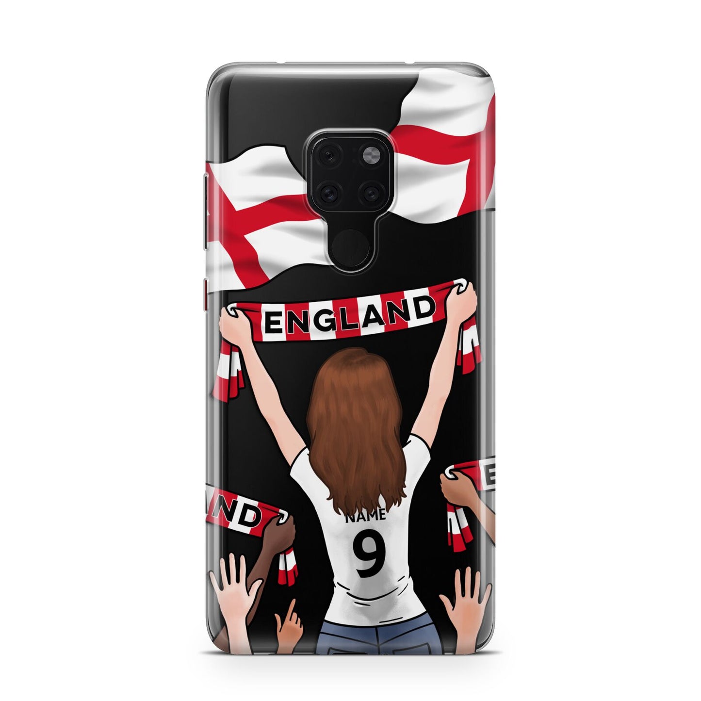 Football Supporter Personalised Huawei Mate 20 Phone Case