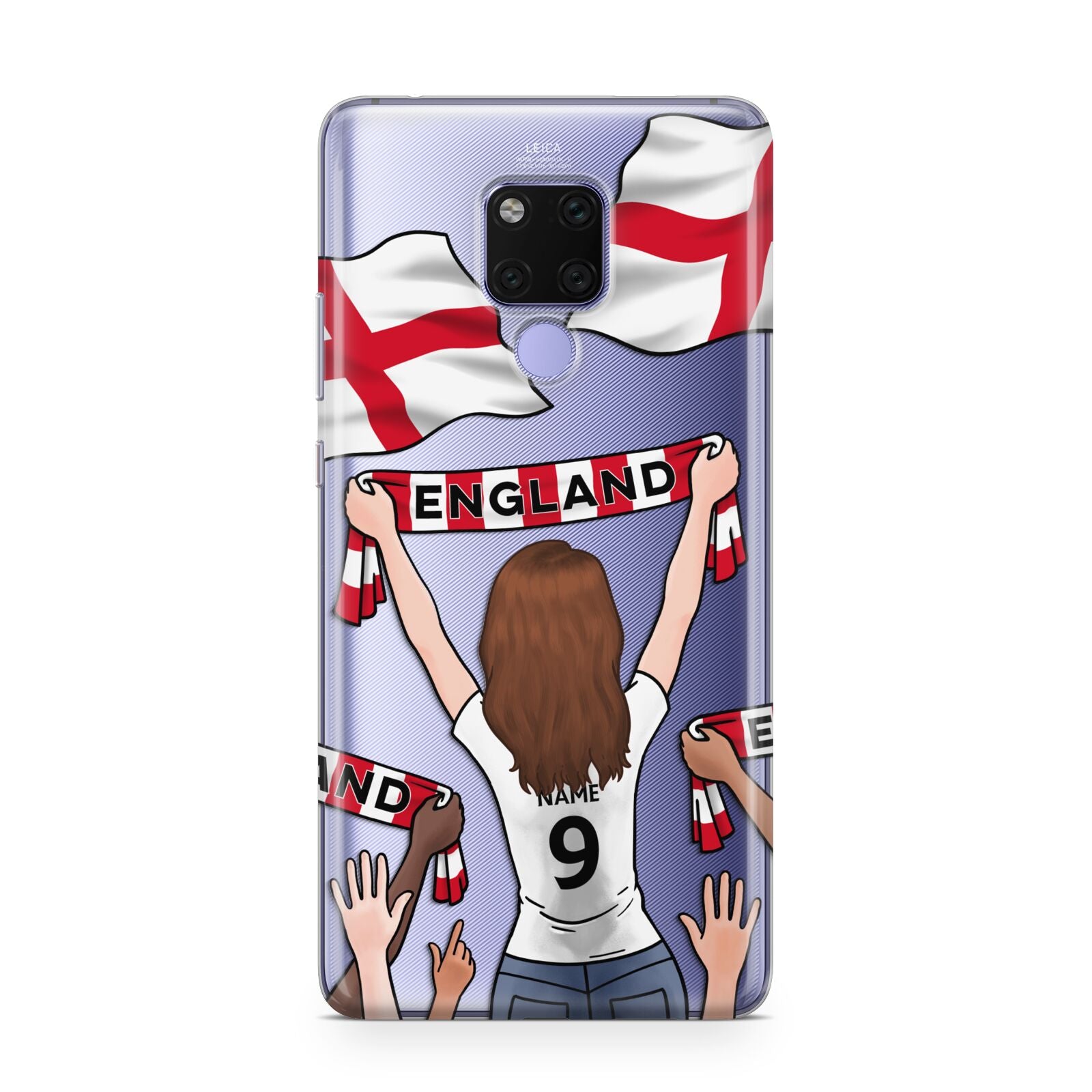 Football Supporter Personalised Huawei Mate 20X Phone Case