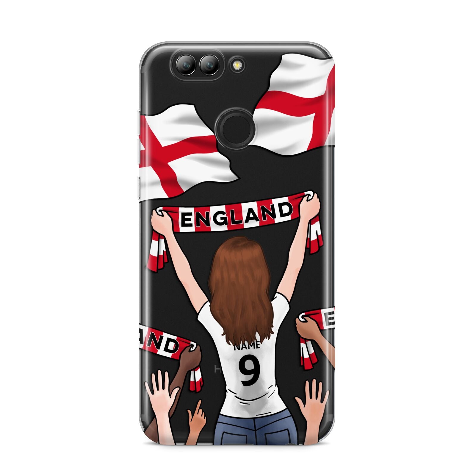 Football Supporter Personalised Huawei Nova 2s Phone Case