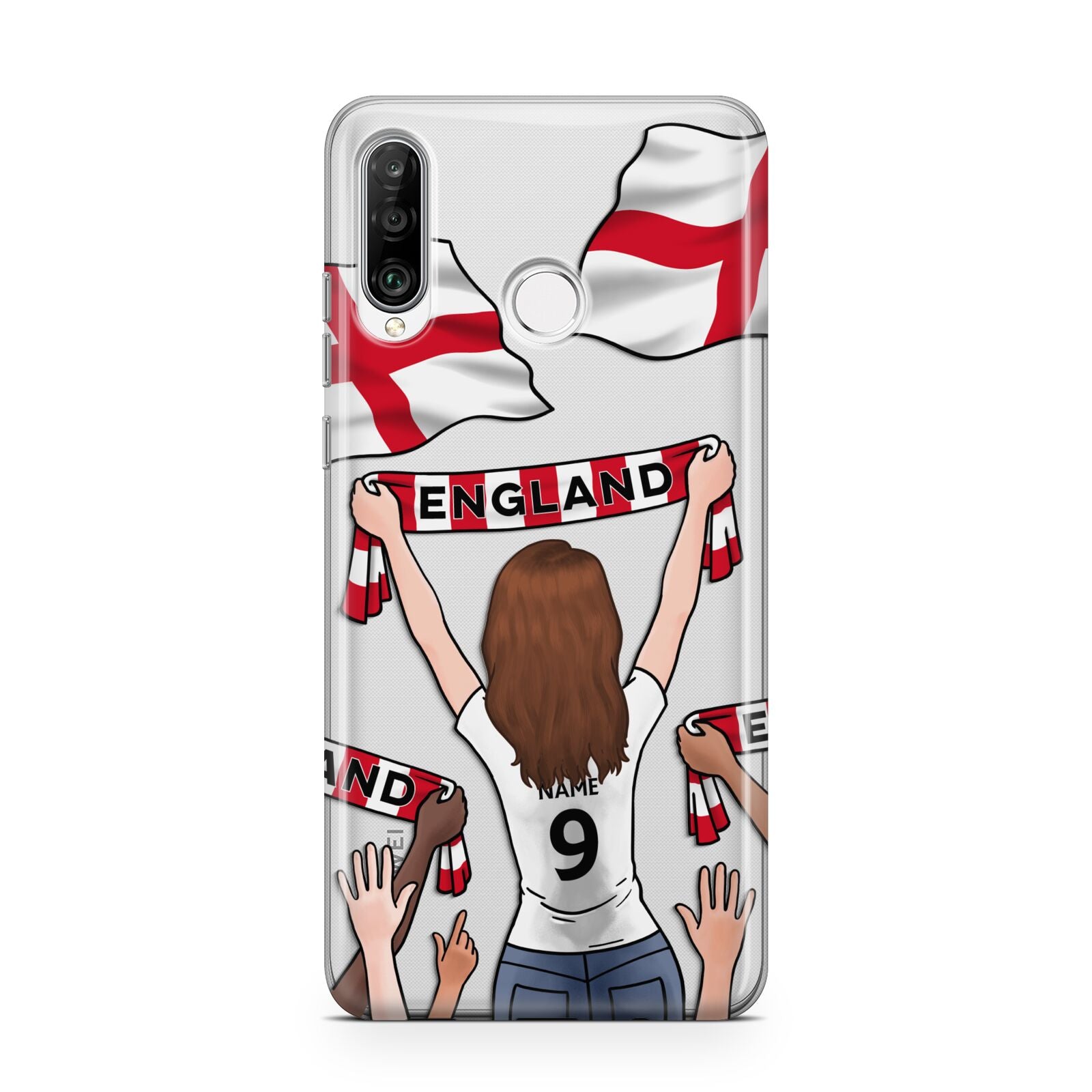 Football Supporter Personalised Huawei P30 Lite Phone Case