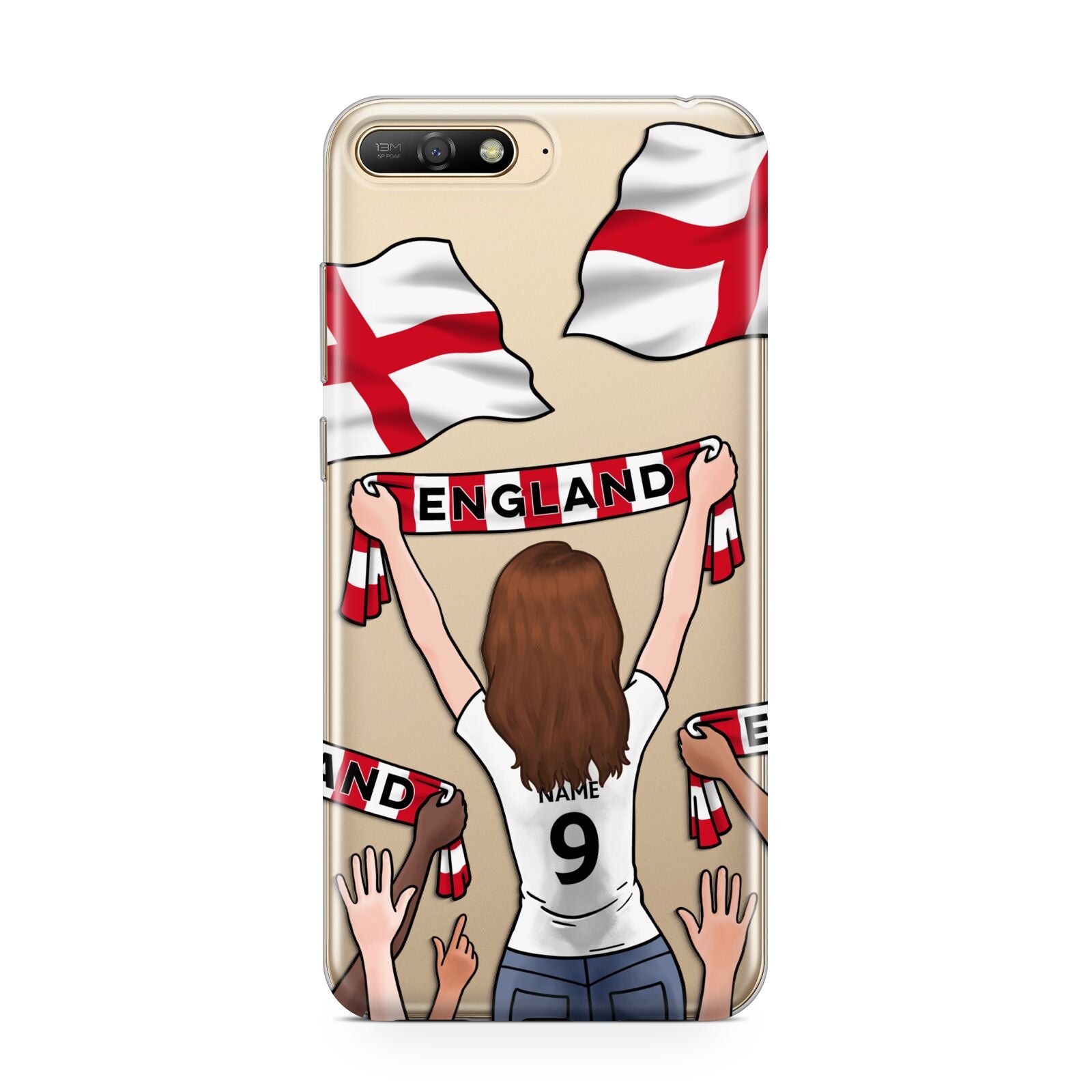 Football Supporter Personalised Huawei Y6 2018