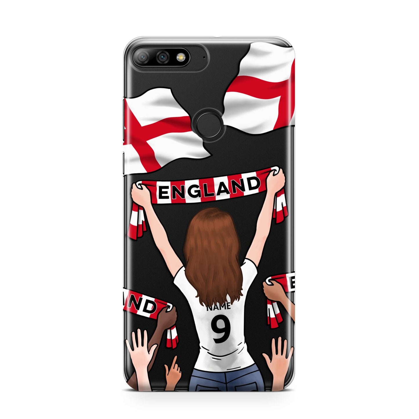 Football Supporter Personalised Huawei Y7 2018