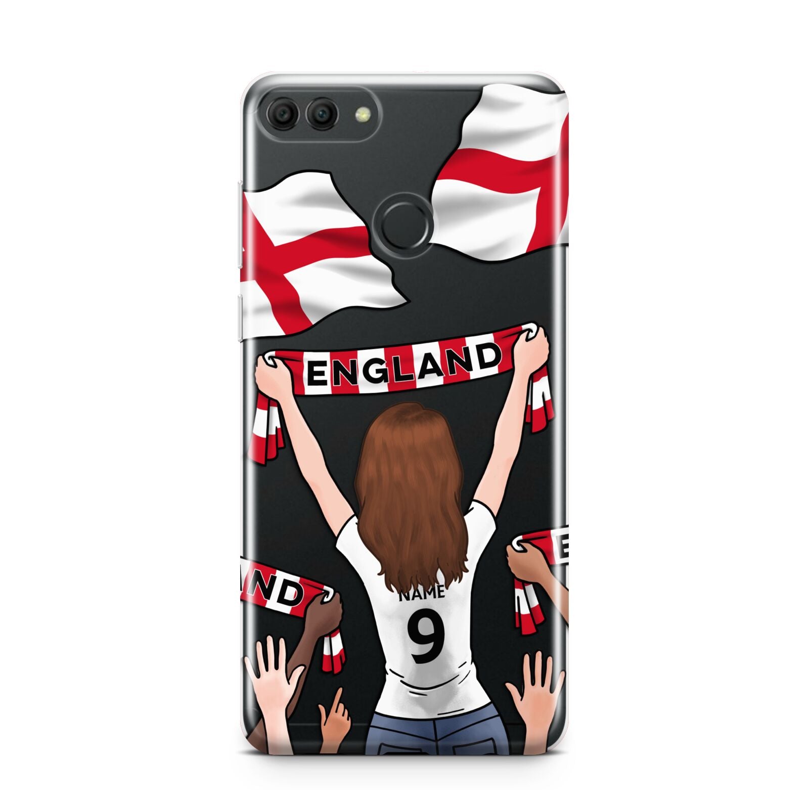 Football Supporter Personalised Huawei Y9 2018