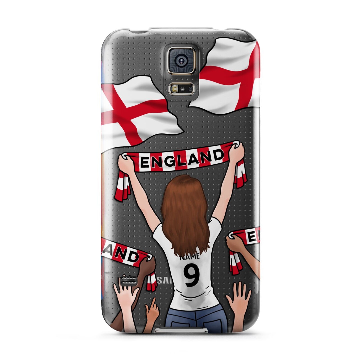 Football Supporter Personalised Samsung Galaxy S5 Case