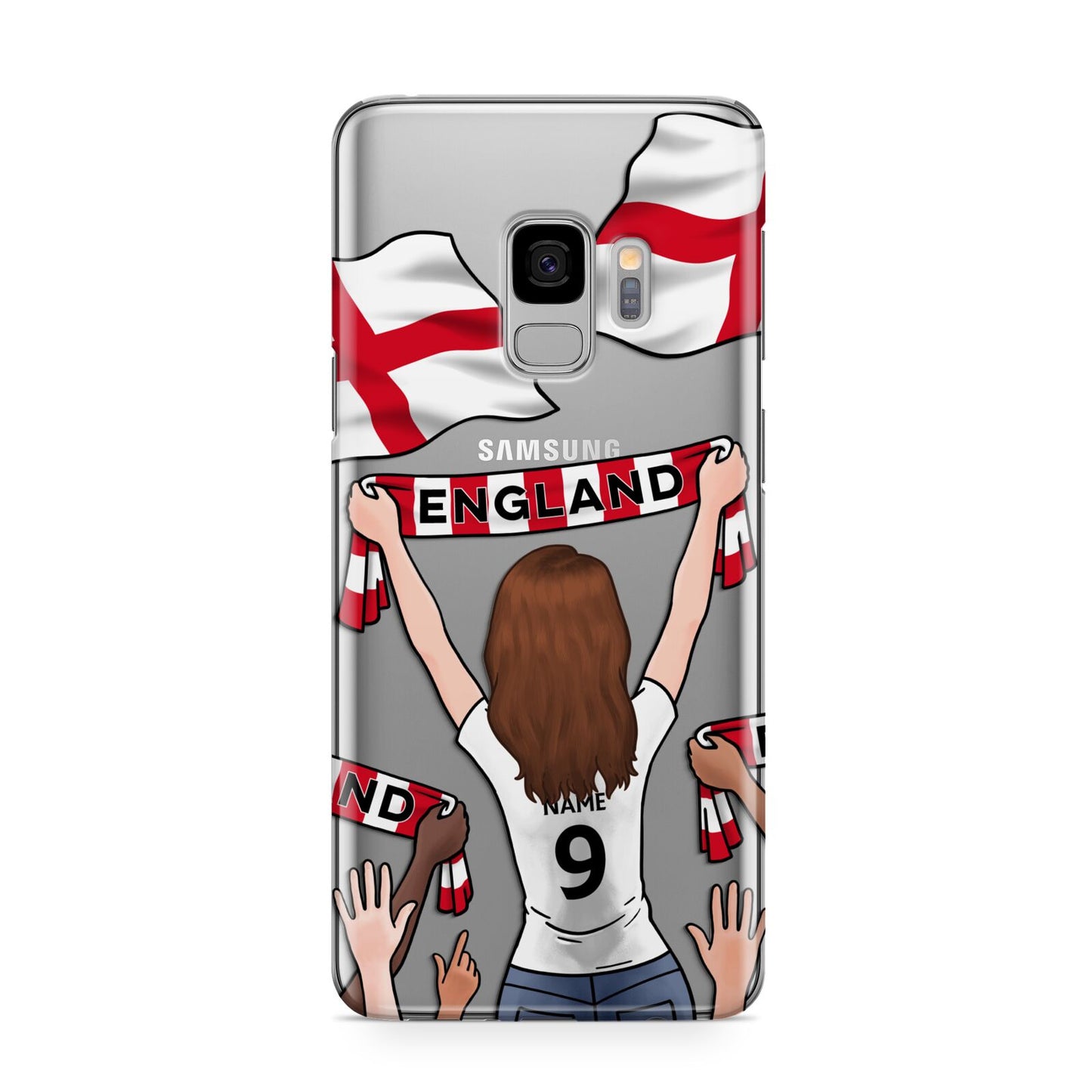 Football Supporter Personalised Samsung Galaxy S9 Case