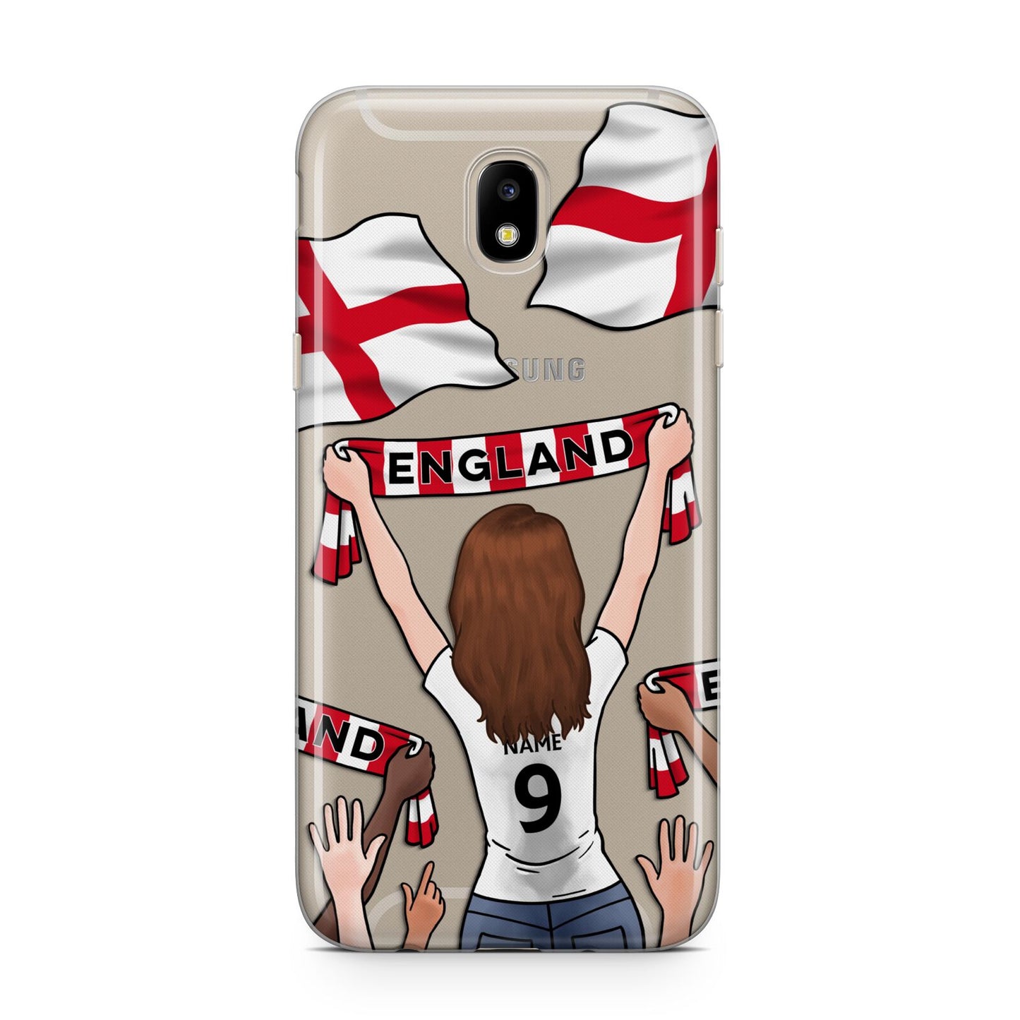 Football Supporter Personalised Samsung J5 2017 Case