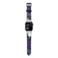 Forest Moon Apple Watch Strap Size 38mm with Blue Hardware