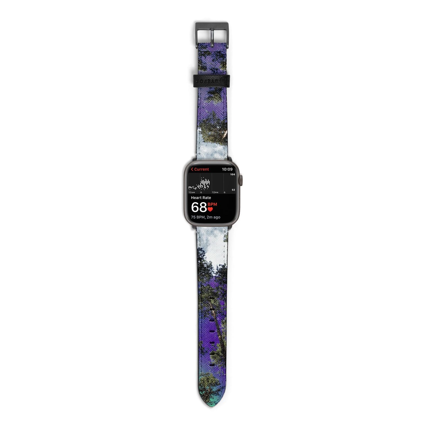 Forest Moon Apple Watch Strap Size 38mm with Space Grey Hardware