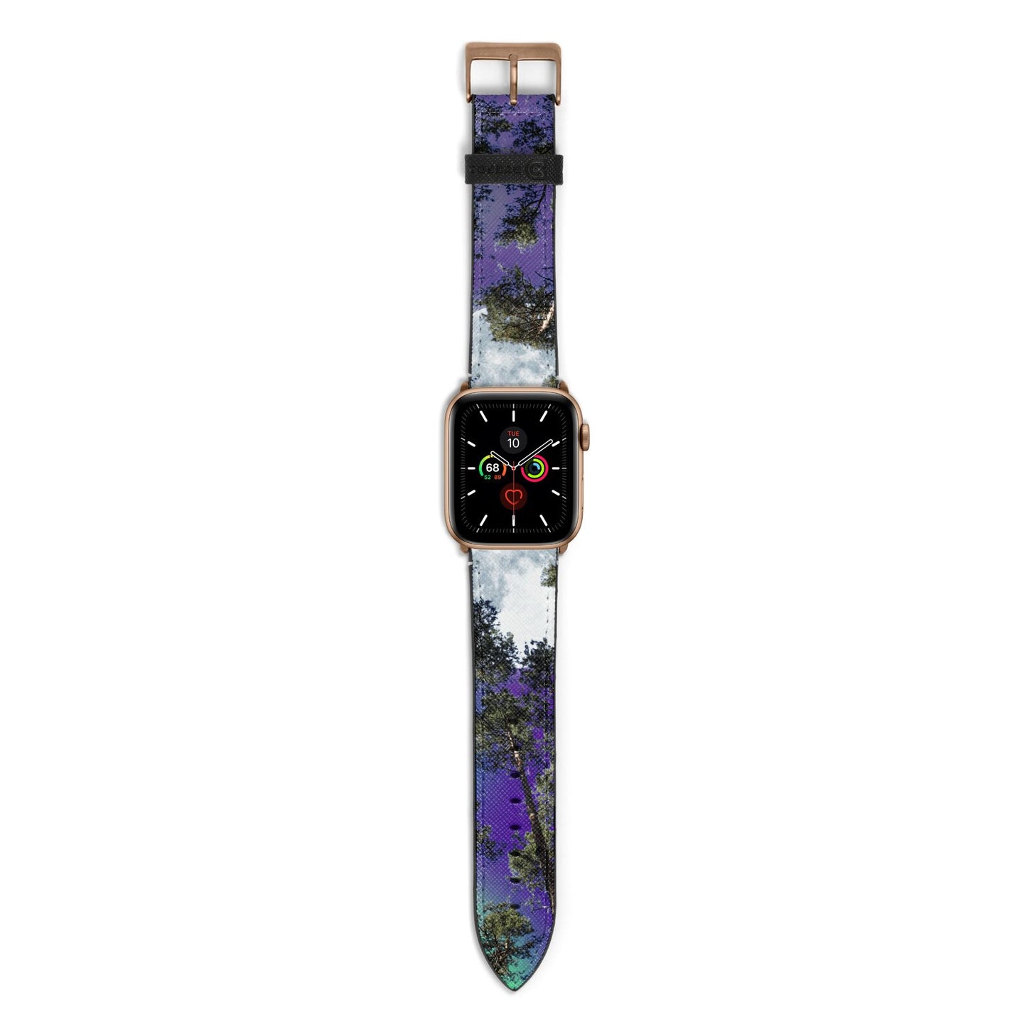 Forest Moon Apple Watch Strap with Gold Hardware