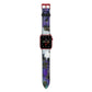 Forest Moon Apple Watch Strap with Red Hardware