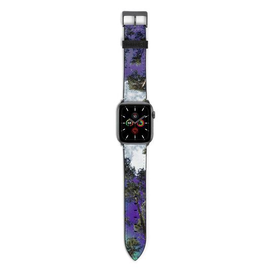 Forest Moon Apple Watch Strap with Space Grey Hardware