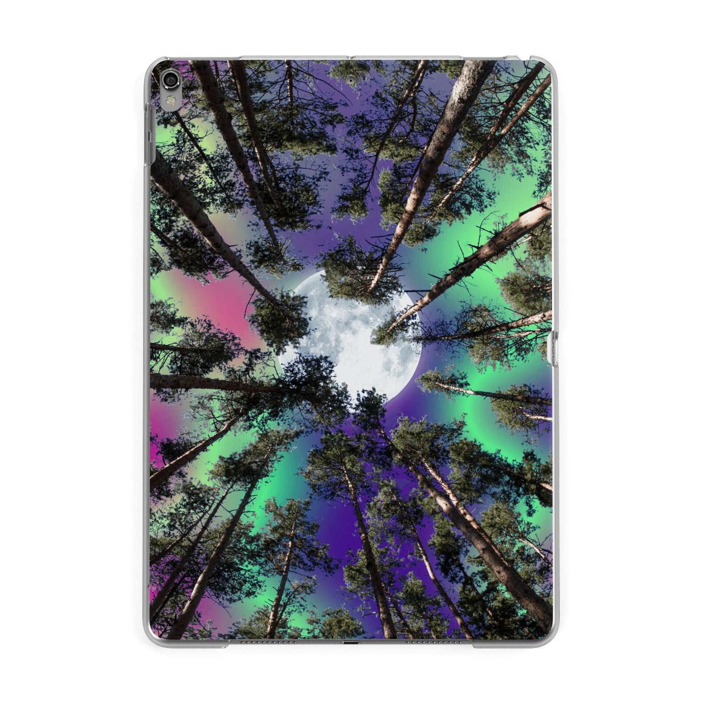 Forest Moon Apple iPad Grey Case