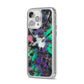 Forest Moon iPhone 14 Pro Max Clear Tough Case Silver Angled Image