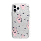 Fortune Teller Hands and Skull Moths Apple iPhone 11 Pro in Silver with Bumper Case
