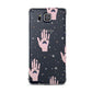 Fortune Teller Hands and Skull Moths Samsung Galaxy Alpha Case