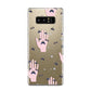 Fortune Teller Hands and Skull Moths Samsung Galaxy Note 8 Case