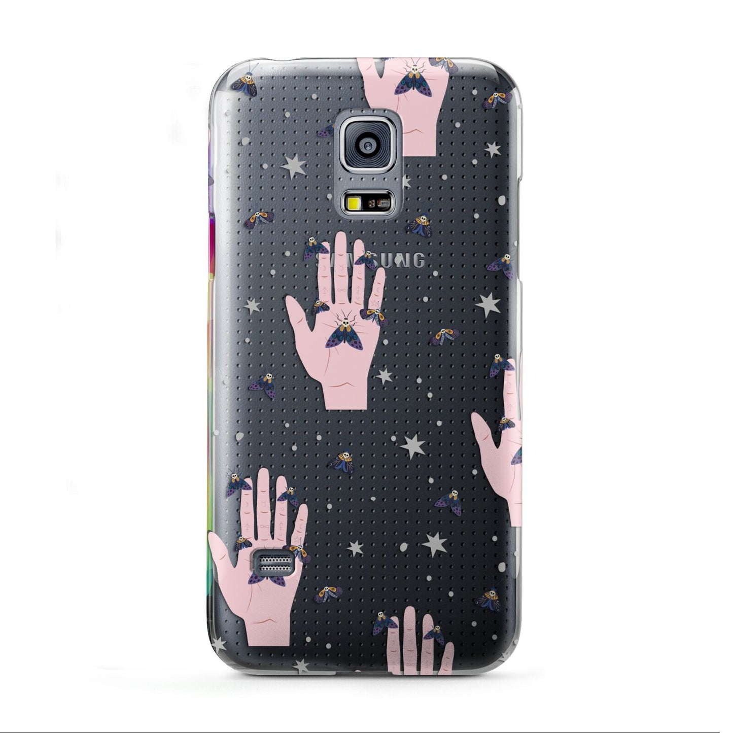 Fortune Teller Hands and Skull Moths Samsung Galaxy S5 Mini Case