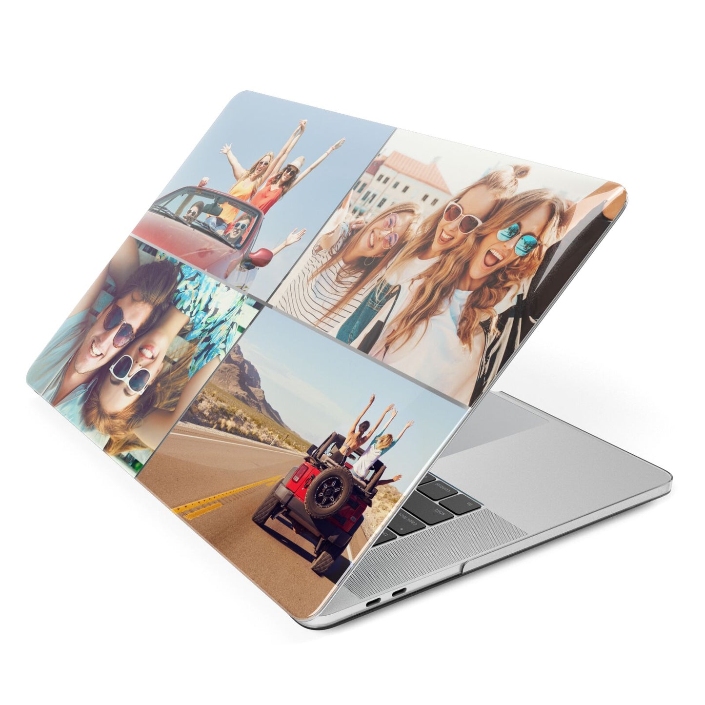 Four Photo Apple MacBook Case Side View