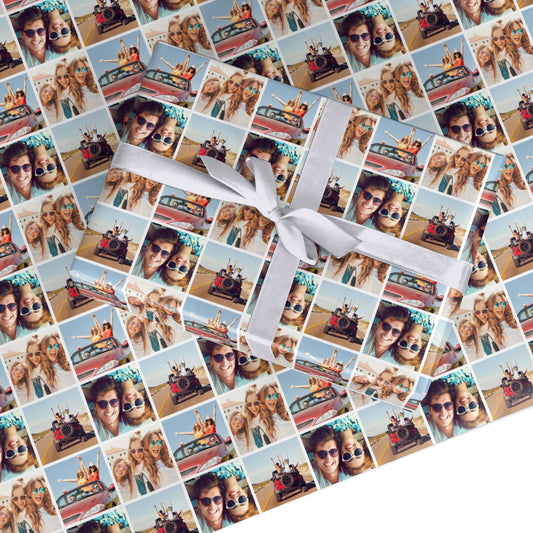 Four Photo Custom Wrapping Paper