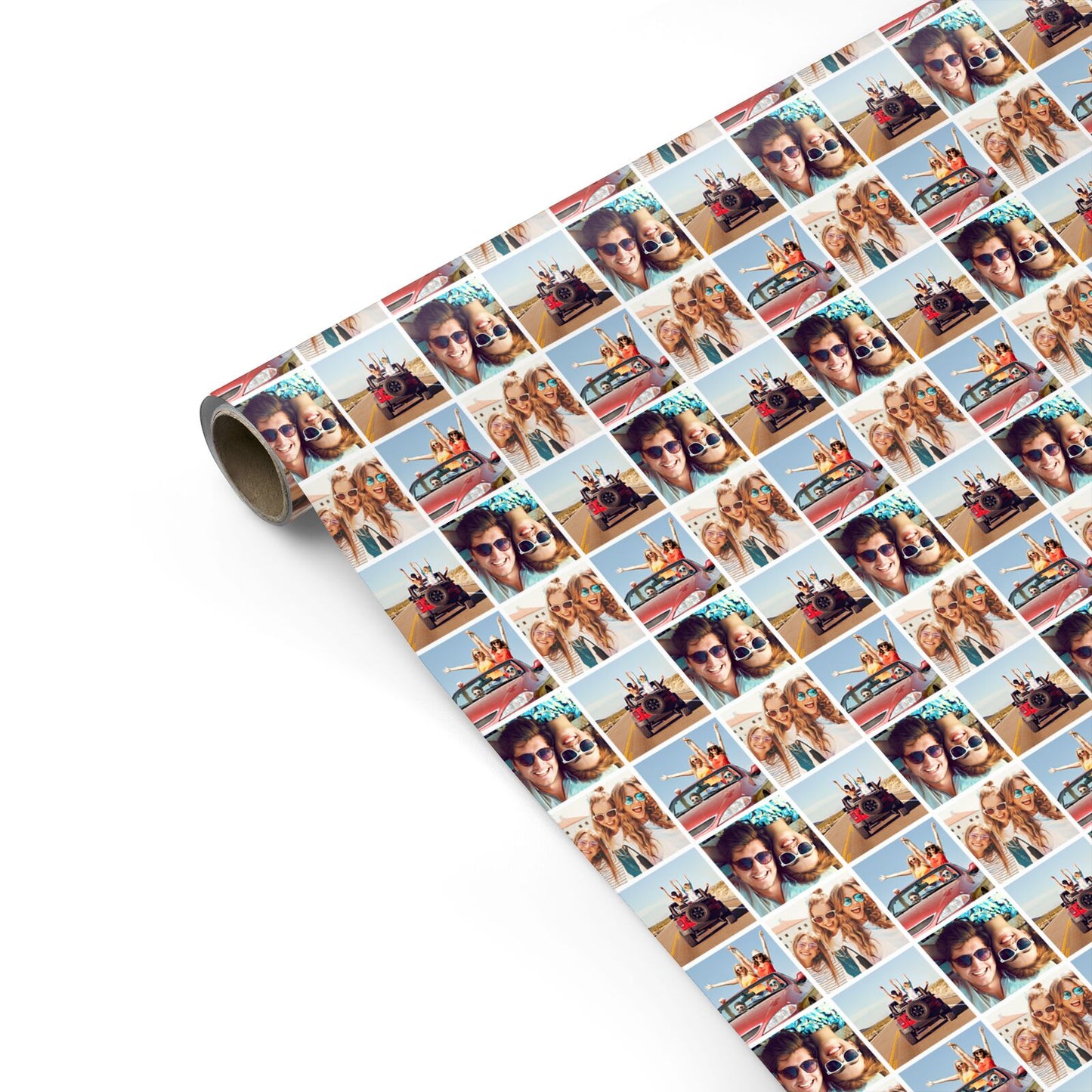 Four Photo Personalised Gift Wrap