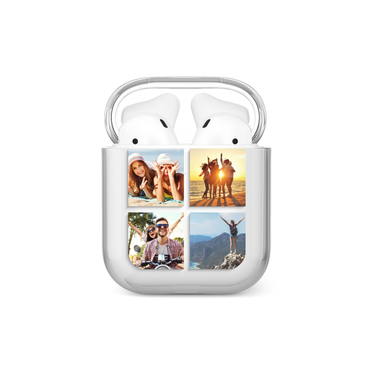 Four Square Photo Tiles AirPods Case