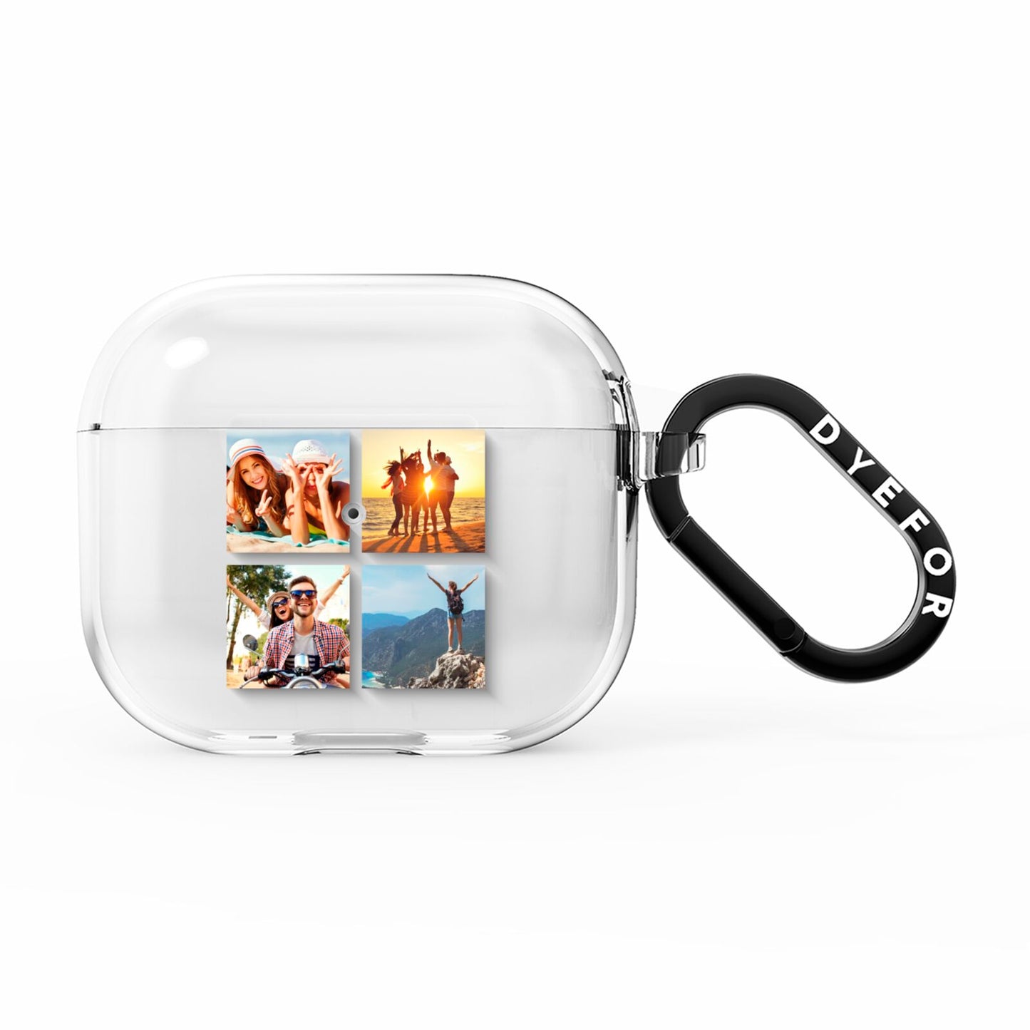 Four Square Photo Tiles AirPods Clear Case 3rd Gen