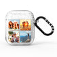 Four Square Photo Tiles AirPods Glitter Case