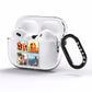 Four Square Photo Tiles AirPods Pro Clear Case Side Image