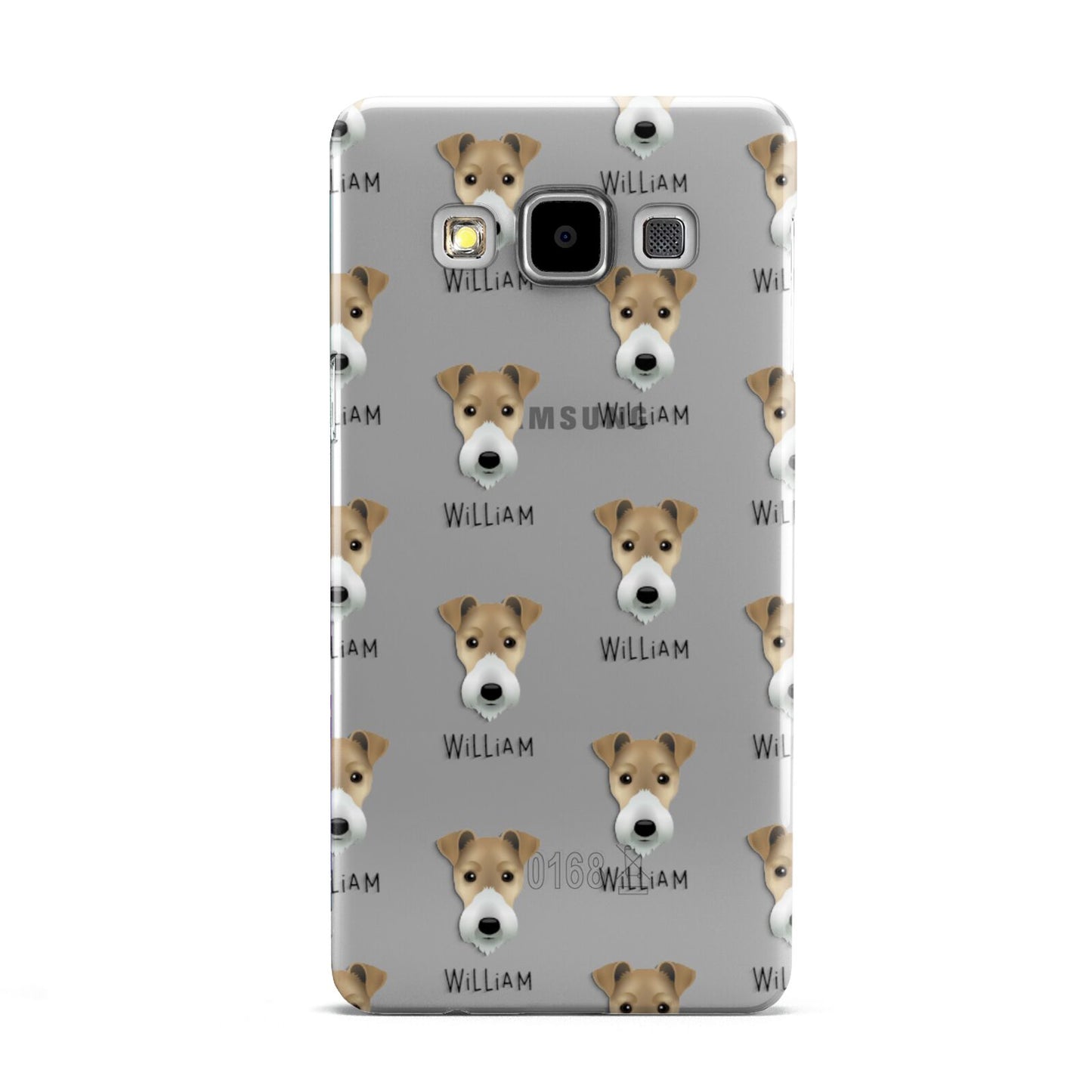 Fox Terrier Icon with Name Samsung Galaxy A5 Case