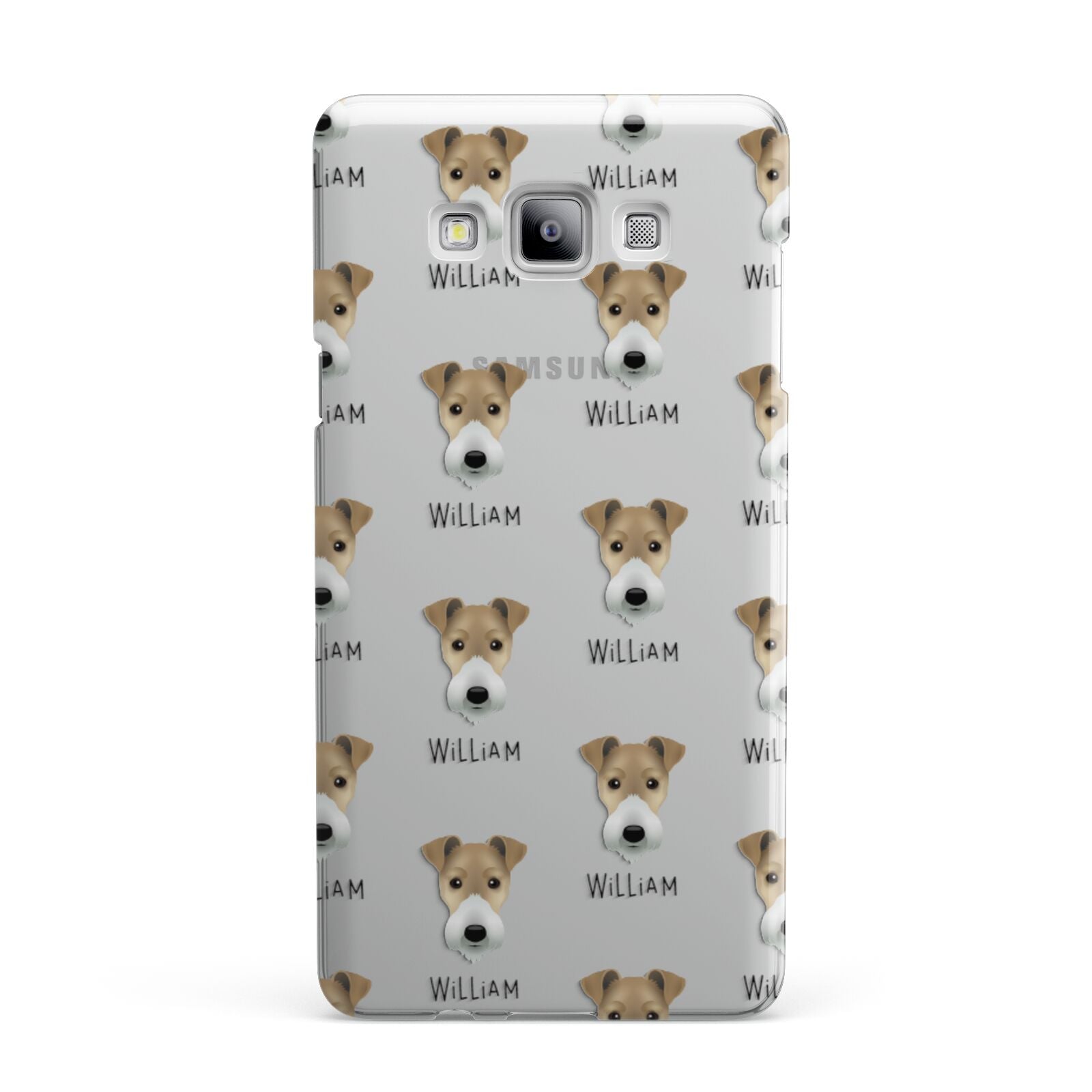 Fox Terrier Icon with Name Samsung Galaxy A7 2015 Case